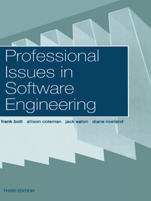 cover image of Professional Issues in Software Engineering
